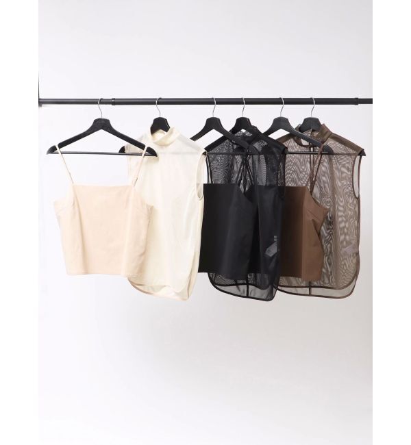 LAGUNAMOON「メッシュノースリーブプルオーバー」|Tシャツ・カットソー|