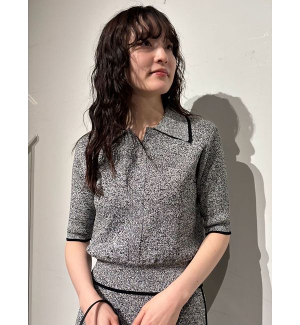 LAGUNAMOON「【追加生産】ポロニットプル&times;スカートセットアップ」|ワンピース|