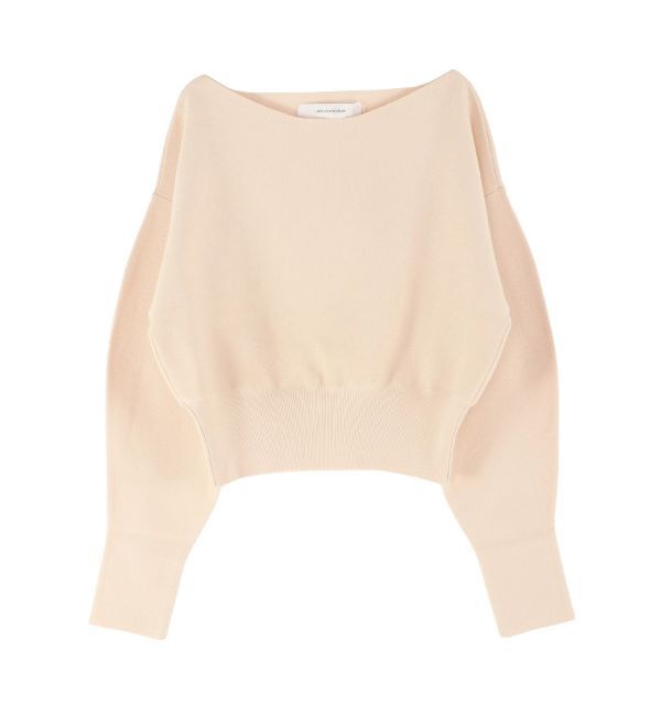 LAGUNAMOON「ウエストリブボートネックニット」|ニット・セーター|