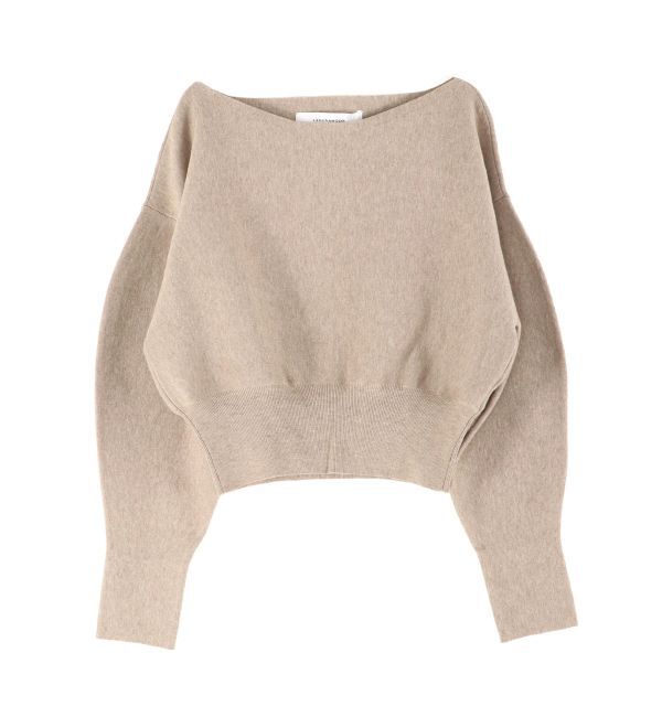 LAGUNAMOON「ウエストリブボートネックニット」|ニット・セーター|