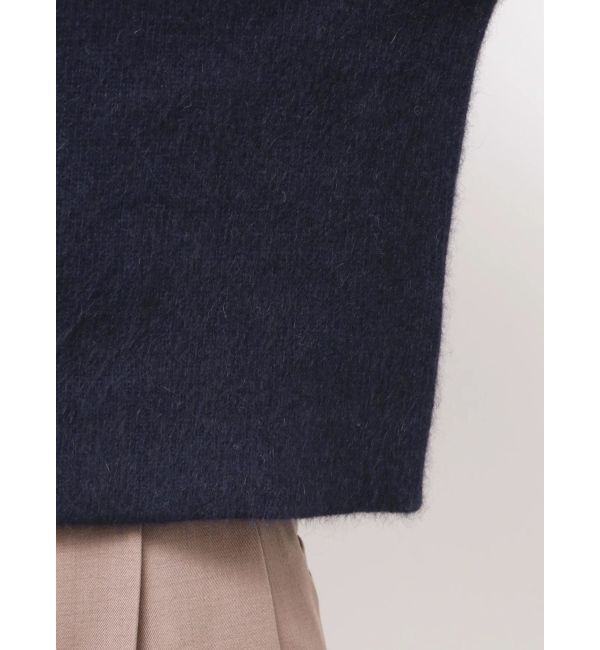 LAGUNAMOON「CHNラクーンニットジャケット」|ノーカラージャケット|