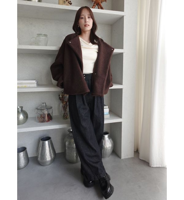 LAGUNAMOON「ボアブルゾン」|ブルゾン・スタジャン|