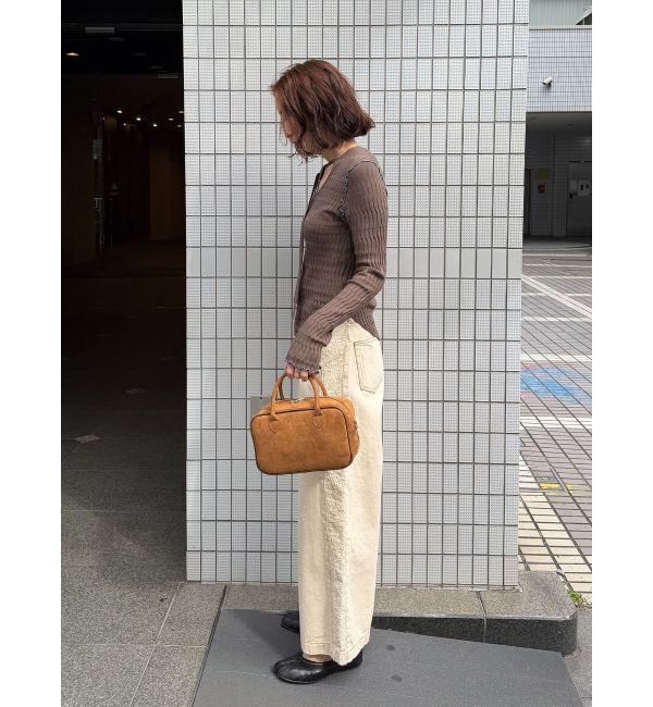 LAGUNAMOON「ハイウエストラインディティールデニムパンツ」|デニム|