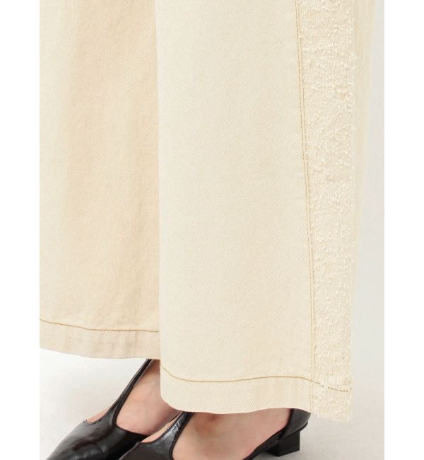 LAGUNAMOON「ハイウエストラインディティールデニムパンツ」|デニム|