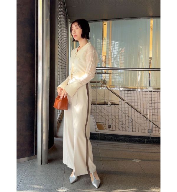 LAGUNAMOON「シアージャガードカーデニットプルオーバー」|ニット・セーター|