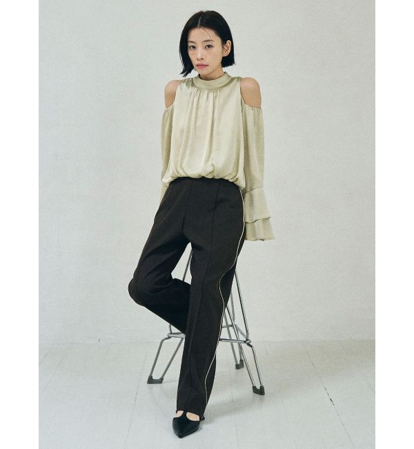 LAGUNAMOON「オープンショルダーボリュームブラウス」|シャツ・ブラウス|