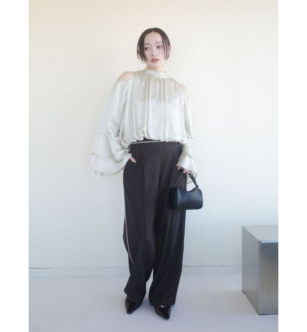 LAGUNAMOON「オープンショルダーボリュームブラウス」|シャツ・ブラウス|