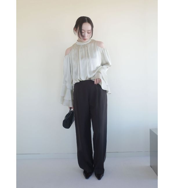 LAGUNAMOON「オープンショルダーボリュームブラウス」|シャツ・ブラウス|