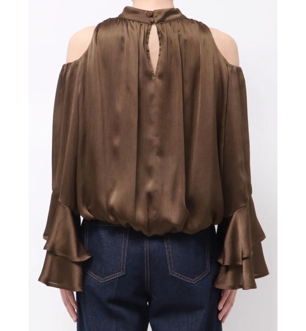 LAGUNAMOON「オープンショルダーボリュームブラウス」|シャツ・ブラウス|