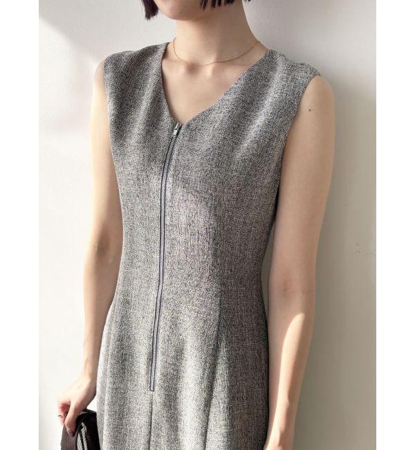 LAGUNAMOON「フロントZIPミックスカラーワンピース」|ワンピース|