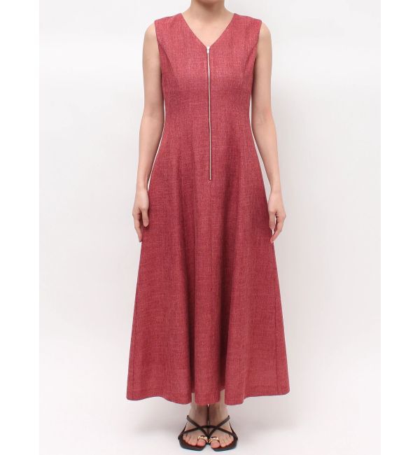 LAGUNAMOON「フロントZIPミックスカラーワンピース」|ワンピース|