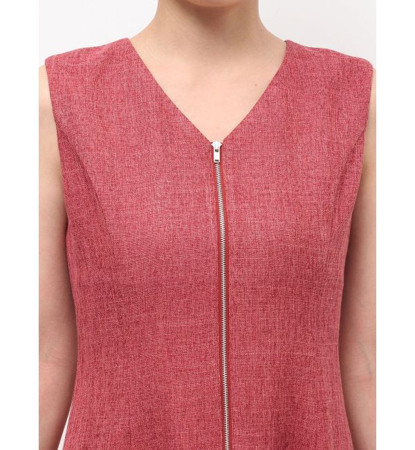 LAGUNAMOON「フロントZIPミックスカラーワンピース」|ワンピース|