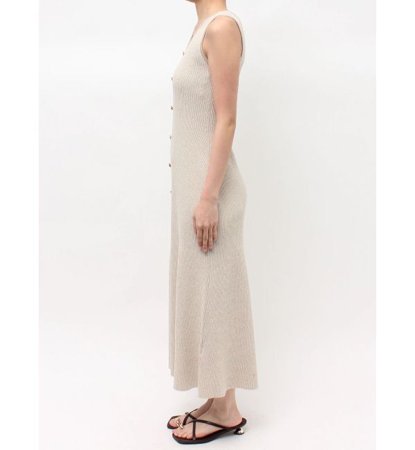 LAGUNAMOON「フロントボタンランジニットワンピース」|ワンピース|