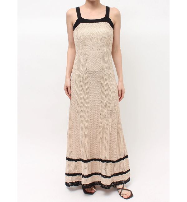 LAGUNAMOON「ノースリレースニットワンピース」|ワンピース|