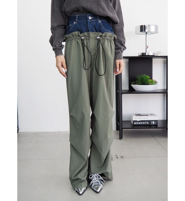 EVRIS「デニムドッキングドロストパンツ」|その他|