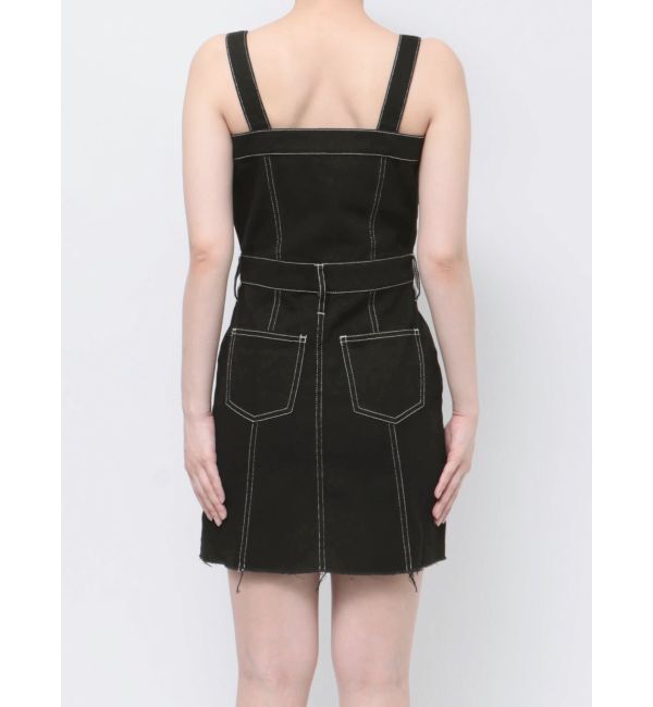 EVRIS「デニムジャンスカ」|ジャンパースカート|