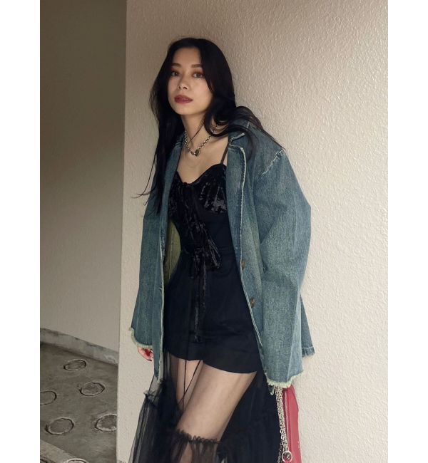 EVRIS「チュールキャミワンピース」|ワンピース|