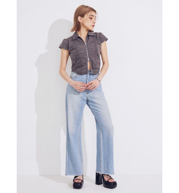 EVRIS「コクーンチャンキーヒールサンダル」|サンダル|