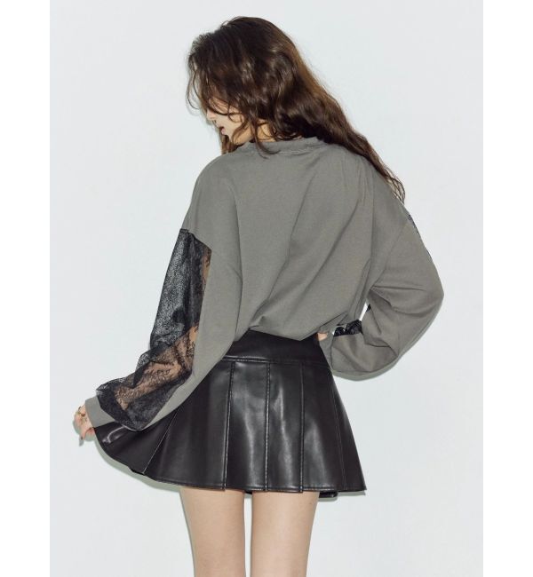 EVRIS「レースコンビBIGロンT」|Tシャツ・カットソー|