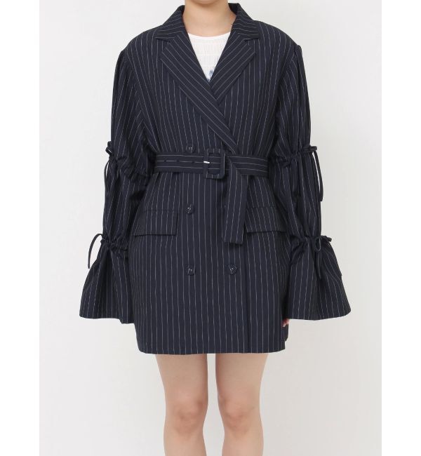 jouetie「リボンスリーブジャケットミニワンピース【セットアップ対応】」|ワンピース|