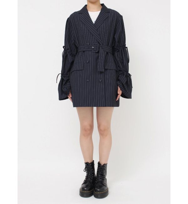 jouetie「リボンスリーブジャケットミニワンピース【セットアップ対応】」|ワンピース|