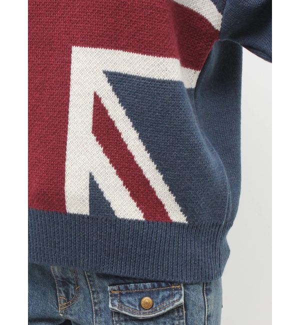 jouetie「UnionJackジャガードルーズニット」|ニット・セーター|