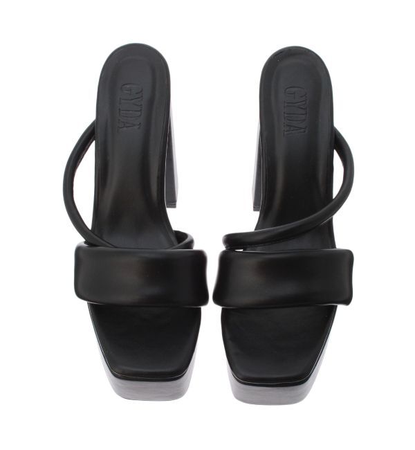 GYDA「アシンメトリーラインパディングチャンキーサンダル」|サンダル|