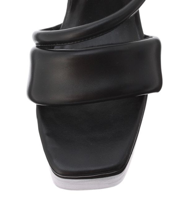 GYDA「アシンメトリーラインパディングチャンキーサンダル」|サンダル|