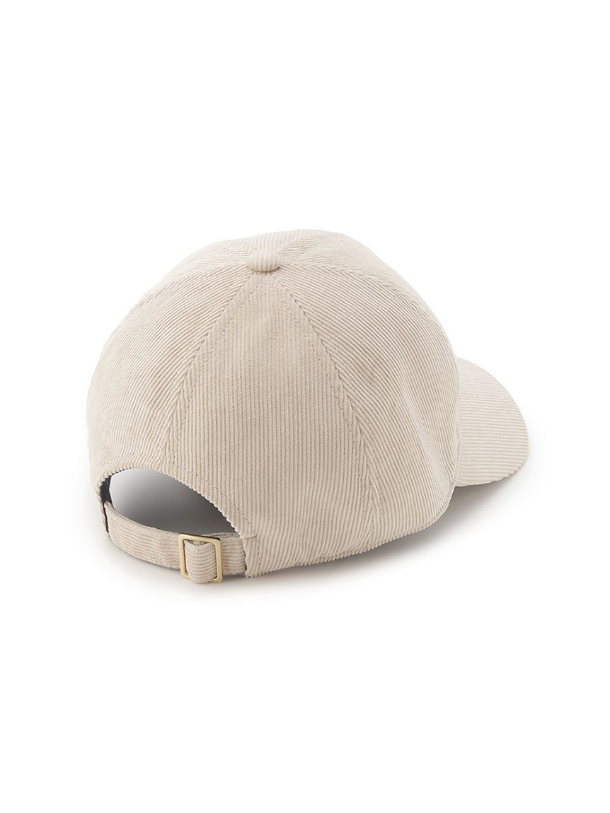Mila Owen「M刺繍コーデュロイキャップ」|キャップ・キャスケット|