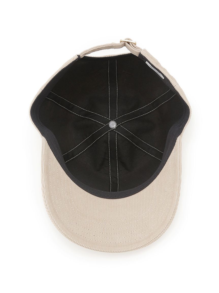 Mila Owen「M刺繍コーデュロイキャップ」|キャップ・キャスケット|