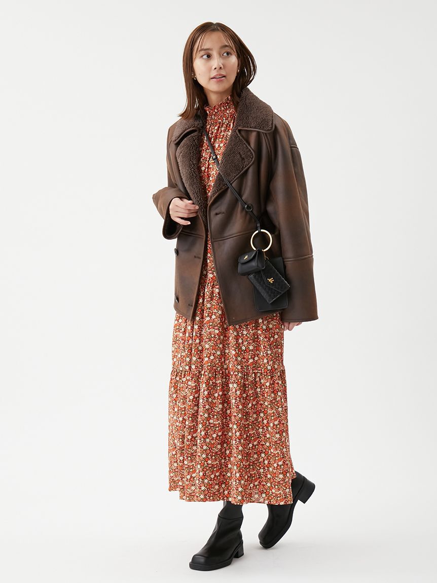 Mila Owen「フラワープリントティアードワンピース」|ワンピース|