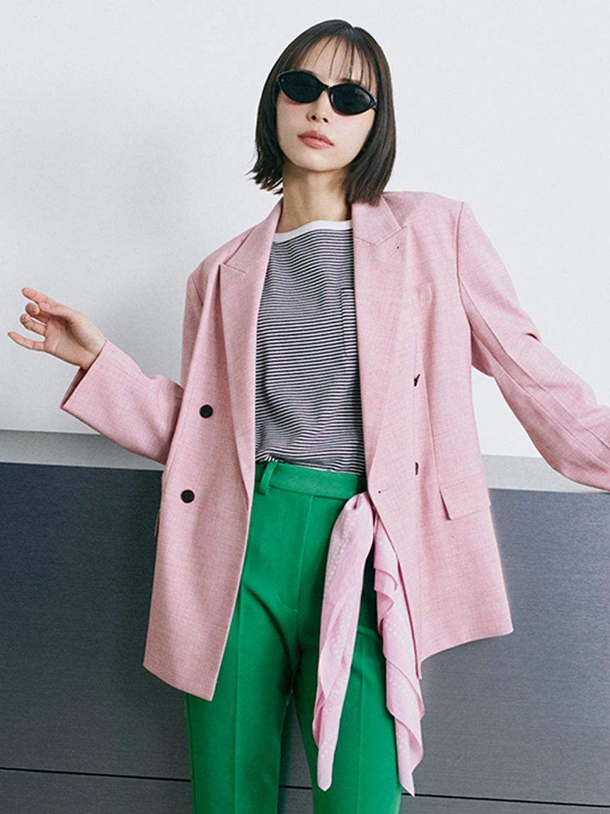 Mila Owen「ダブルブレストテーラードジャケット」|テーラードジャケット|PNK