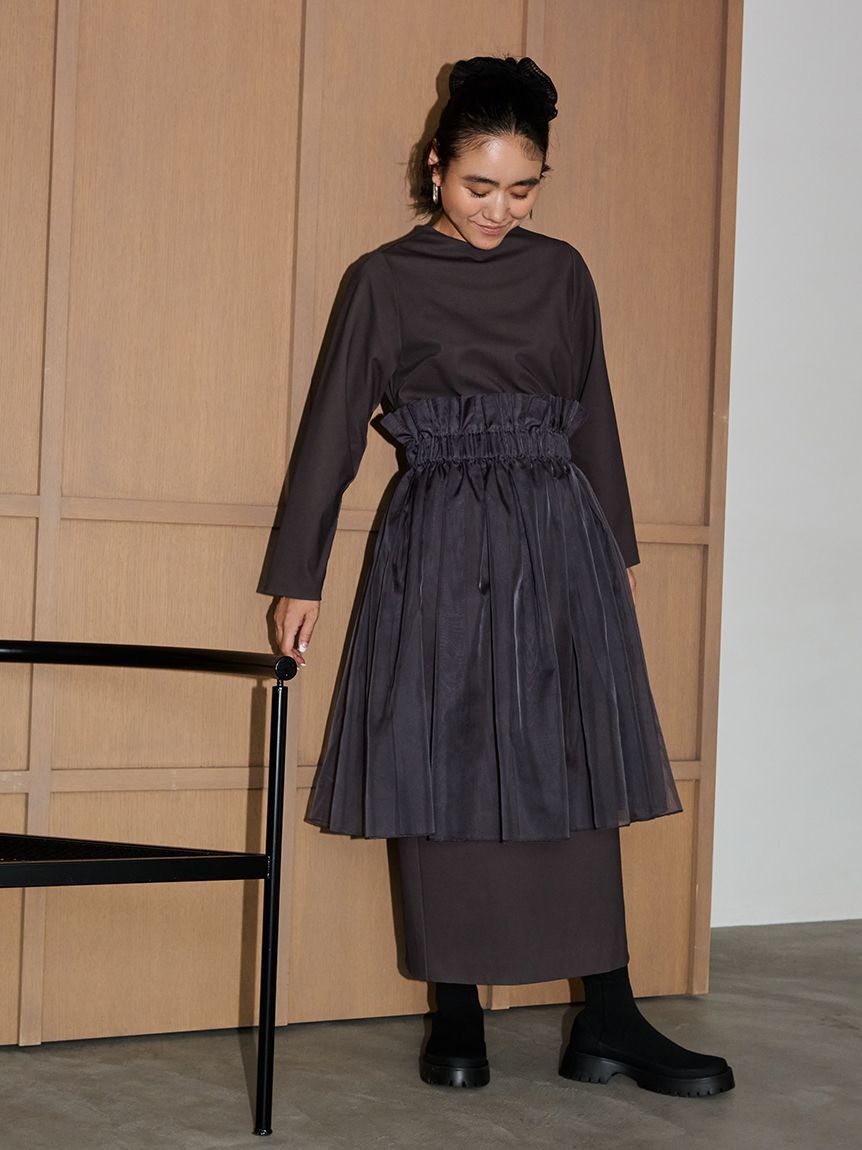 emmi atelier「eco ニットブーツ」|ロングブーツ|