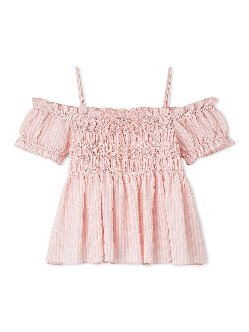 FURFUR「2WAYシャーリングブラウス」|シャツ・ブラウス|