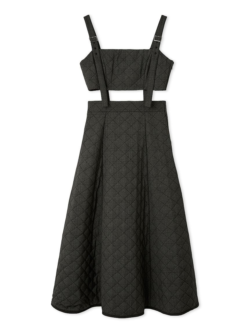 FURFUR「キルティング2WAYジャンパースカート」|ワンピース|