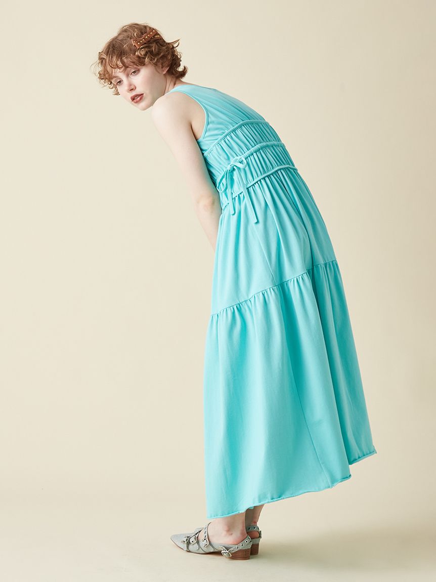 FURFUR「ノースリーブティアードカットワンピース」|ワンピース|