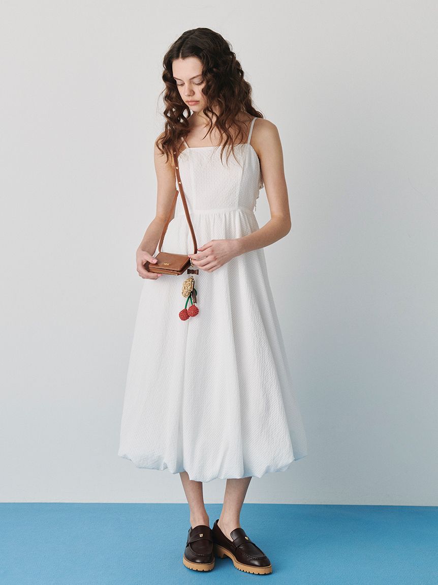 FURFUR「ラフィアモチーフミックスチャーム」|キーケース|