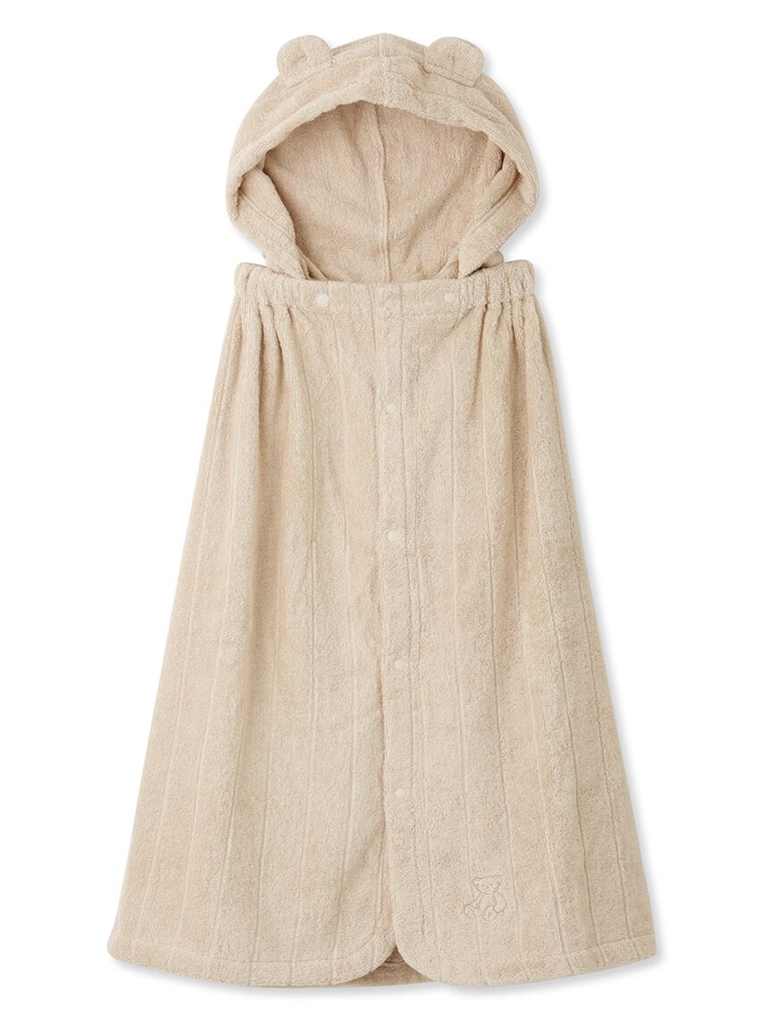 gelato pique kids&baby「【KIDS】フード付きラップタオル」|キャップ・キャスケット|BEG