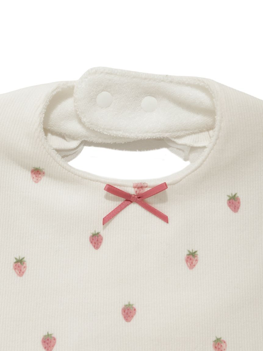 GELATO PIQUE KIDS & BABY「【ラッピング済み】【BABY】ストロベリー柄チュールブランケット&スタイSET」|その他ベビー用品|