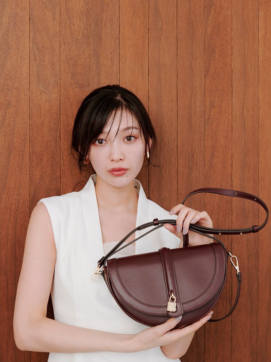 SNIDEL「ハーフムーンバッグ」|ハンドバッグ|