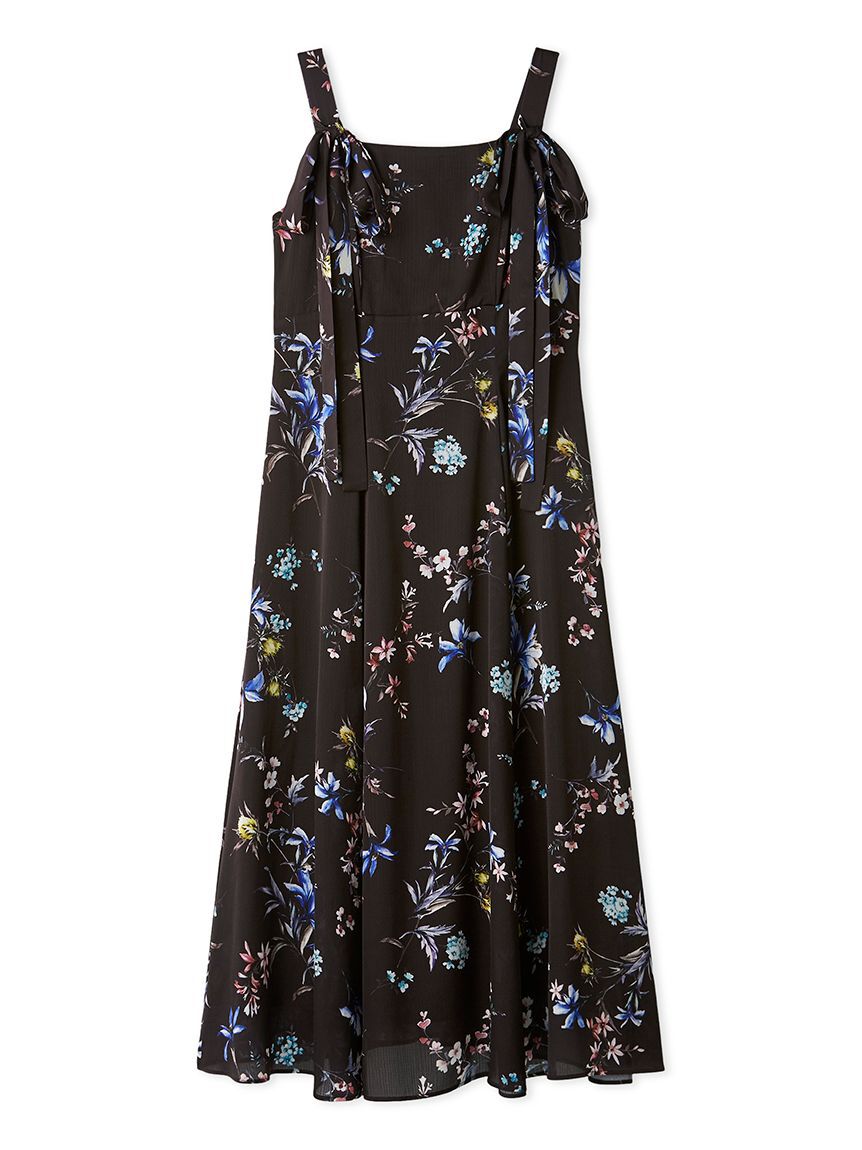 FRAY I.D「【限定カラー・00サイズ】リボンディテールフローラルワンピース」|ワンピース|