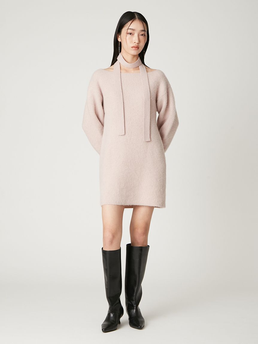 FRAY I.D「フォックスウールミニニットワンピース」|ワンピース|