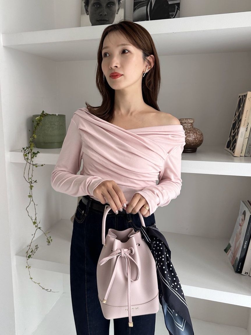 FRAY I.D「ギャザーオフショルカットソー」|Tシャツ・カットソー|