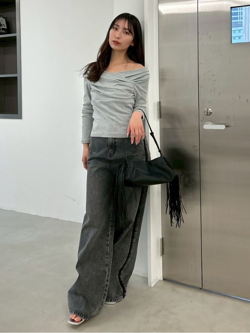 FRAY I.D「ギャザーオフショルカットソー」|Tシャツ・カットソー|