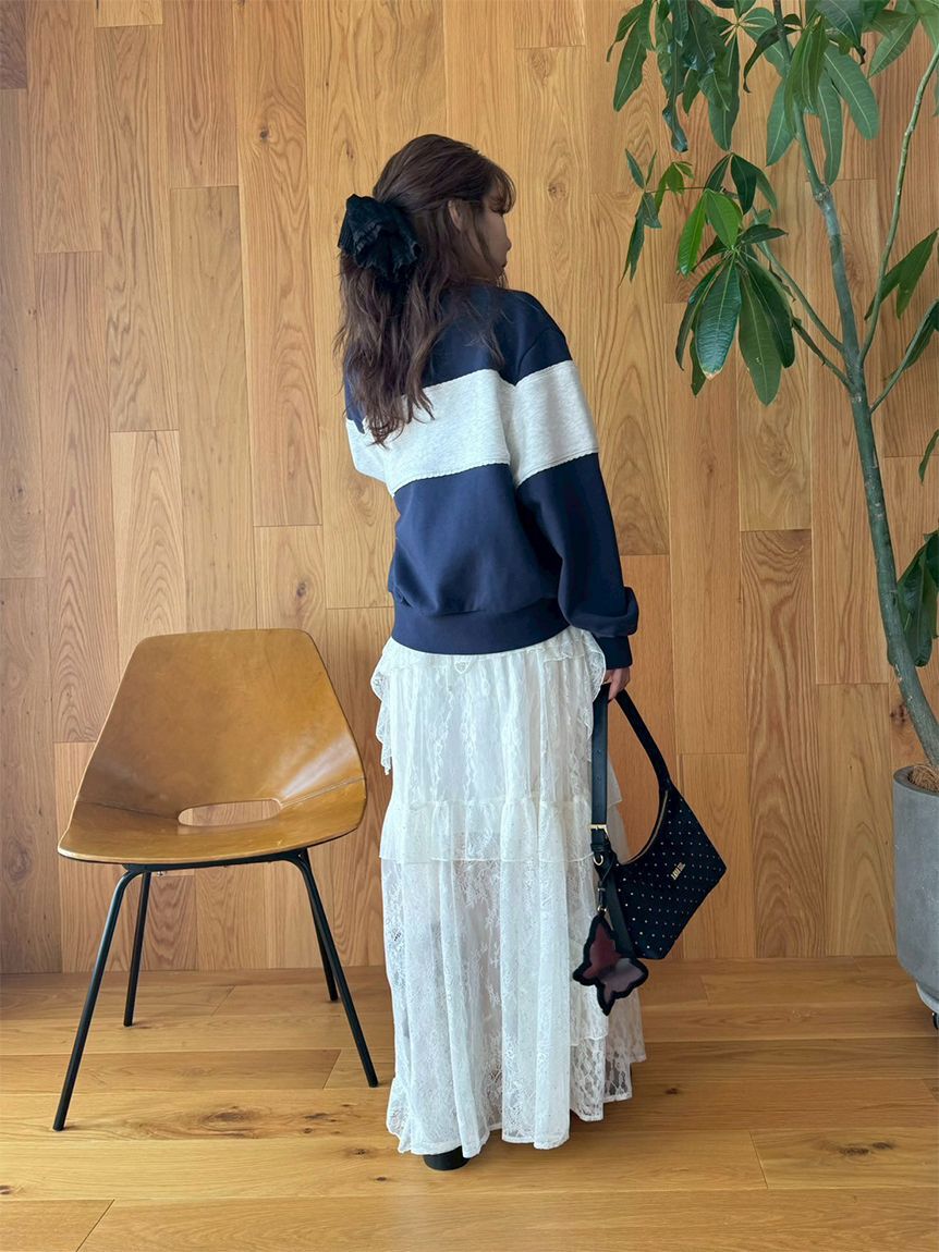 LILY BROWN「ハーフフリルシュシュ」|ヘアバンド|