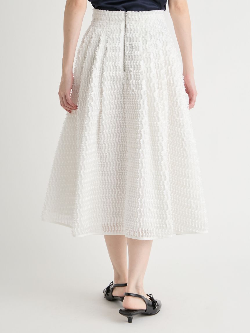 CELFORD「リボンジャガードタックフレアスカート」|スカート|