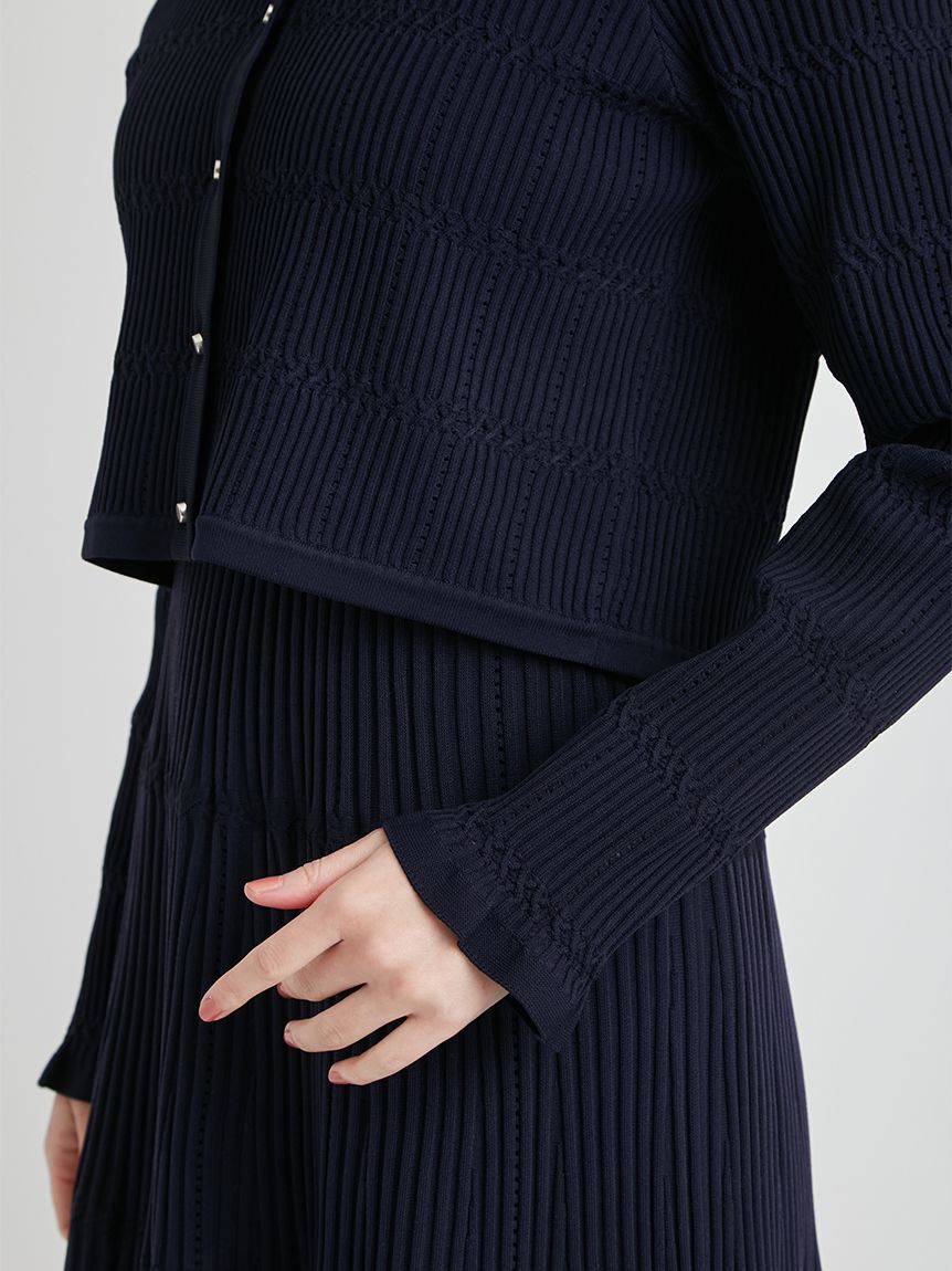 CELFORD「【洗える】ディフォーメーションニットカーディガン」|カーディガン|