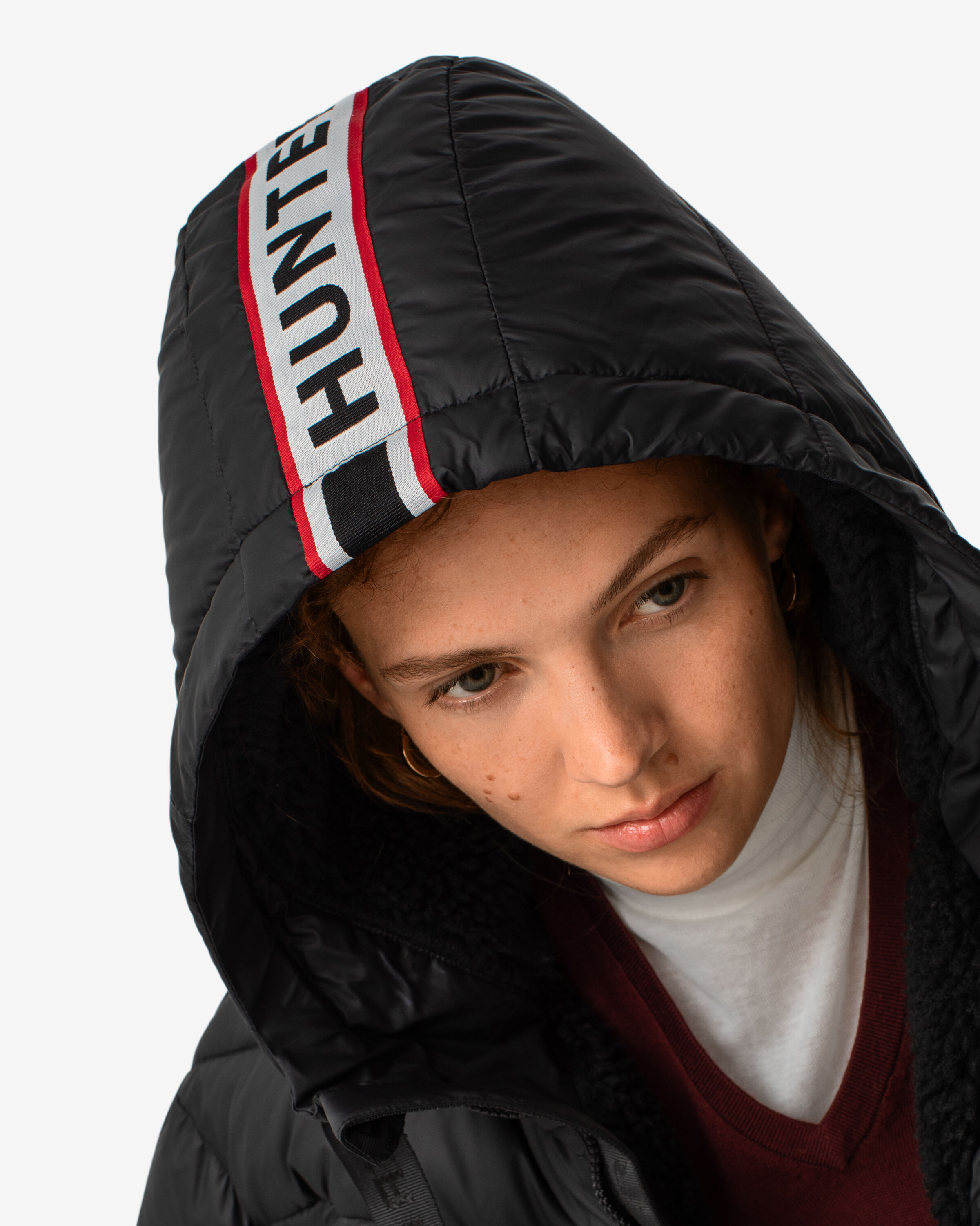 HUNTER「WOMENS INTREPID SHORT PUFFER」|ダウン|