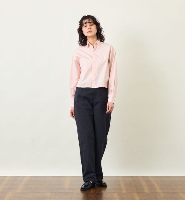 MACKINTOSH PHILOSOPHY「GREY LABEL サイドリボンクロップドシャツ」|シャツ・ブラウス|