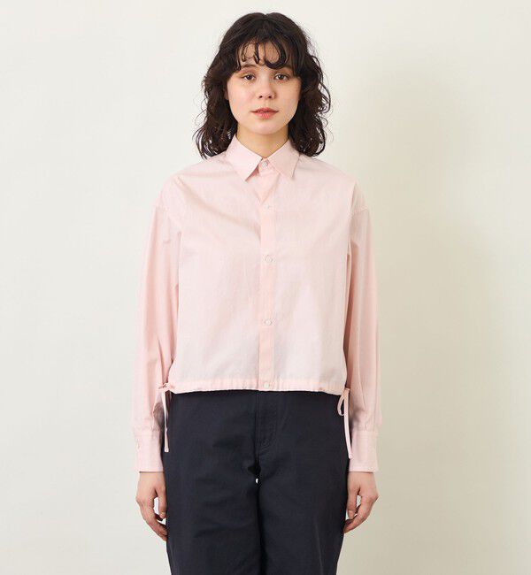 MACKINTOSH PHILOSOPHY「GREY LABEL サイドリボンクロップドシャツ」|シャツ・ブラウス|